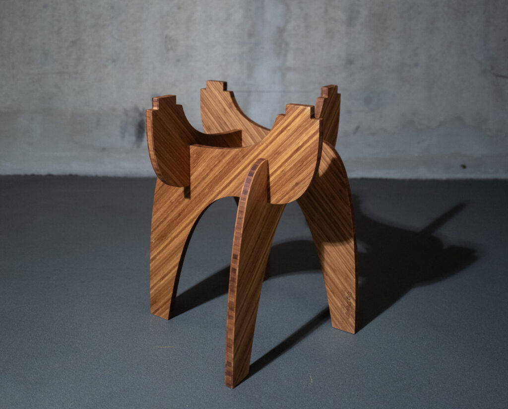 Bamboo Frame W-Tables | Cig Design